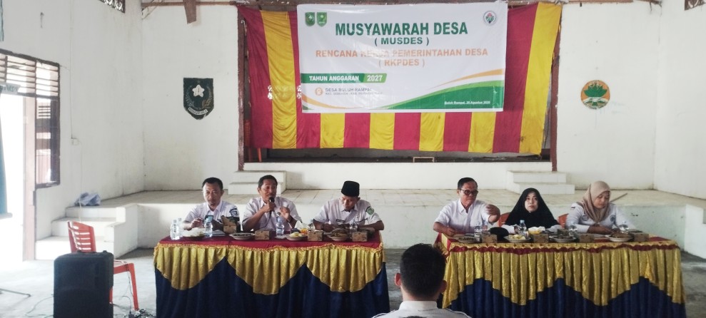 Musdes RKPDes 2027 Buluh Rampai, Camat Seberida Dorong Perencanaan Pembangunan Sesuai Kebutuhan Masyarakat