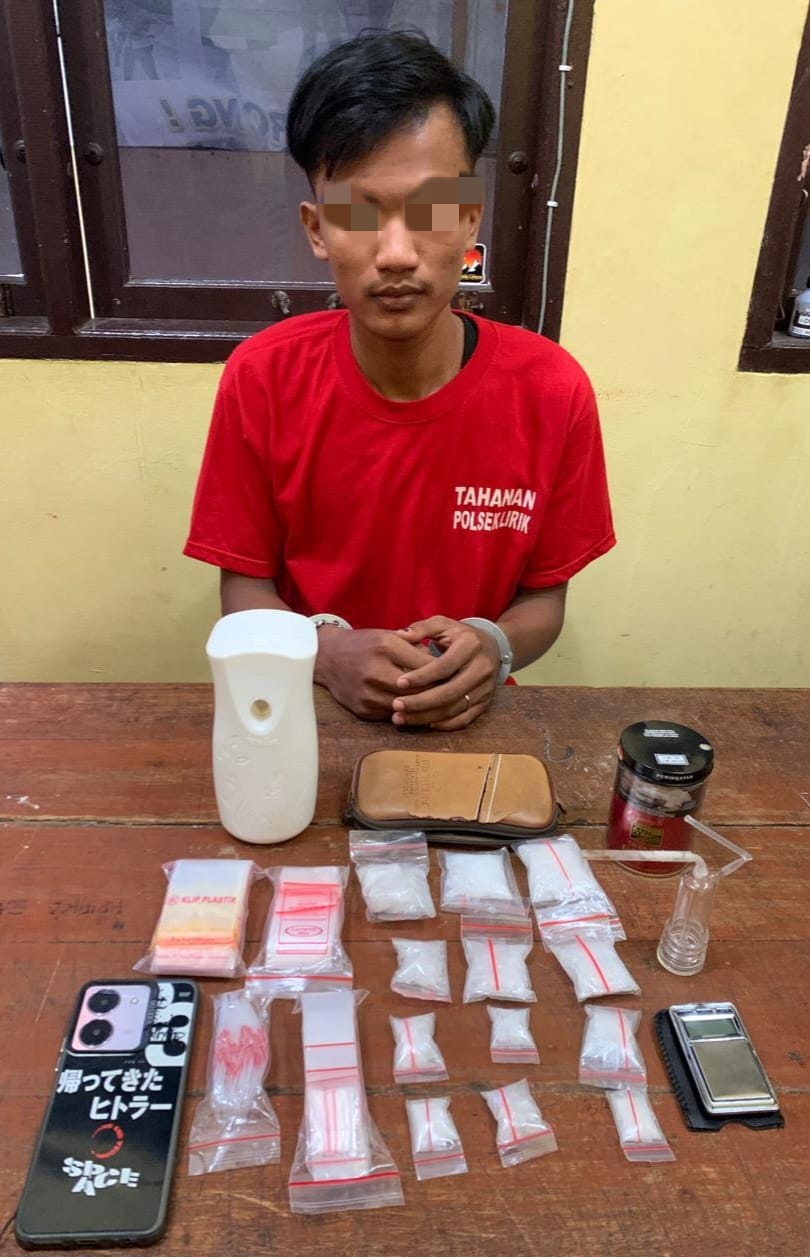 Kapolsek Lirik Pimpin Penggerebekan Bandar Narkoba di Bulan Suci Ramadhan, Ratusan Gram Sabu Disita