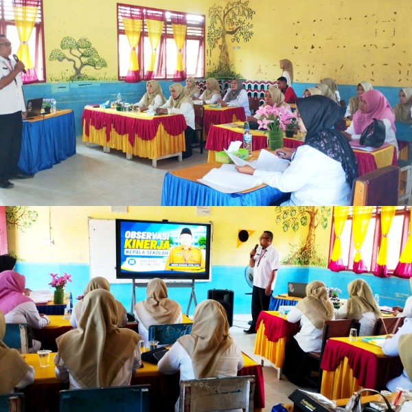 Observasi Kinerja Kepala SDN 022 Sungai Bangkar, Pengawas Apresiasi Kemajuan Sekolah