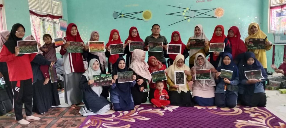 FKGRA Wilayah 2 Inhu Gelar Pelatihan Menggambar Teknik Grafitty bagi Kepala RA se-Wilayah Inhu 2