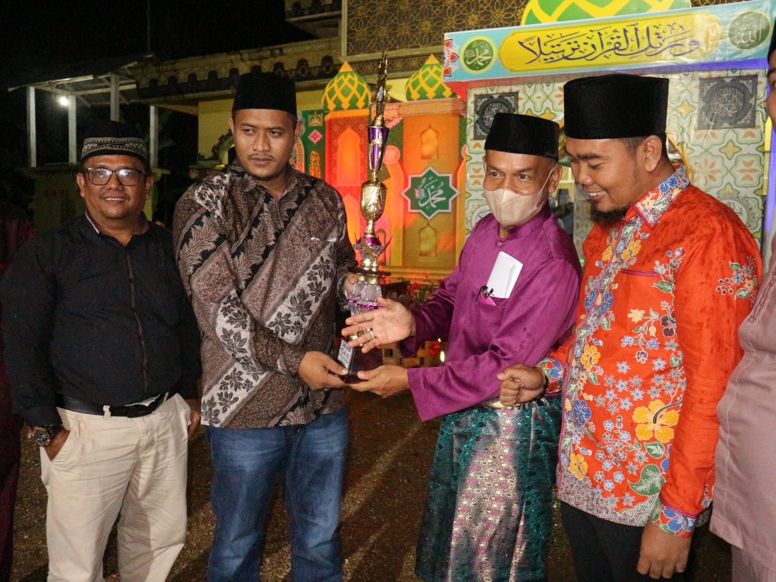 Desa Petalabumi,Kembali Pertahankan Juara Umum MTQ Tingkat Kecamatan Seberida