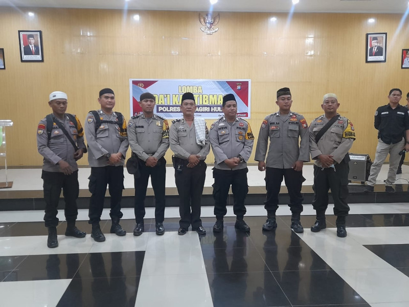 Lomba Da'i Kamtibmas Polres Inhu, Ini  Pemenangnya