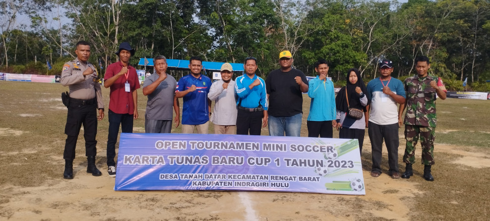 Sekretaris Karta Inhu, Buka Resmi Open Turnamen Mini Soccer Tunas Baru Cup Perdana