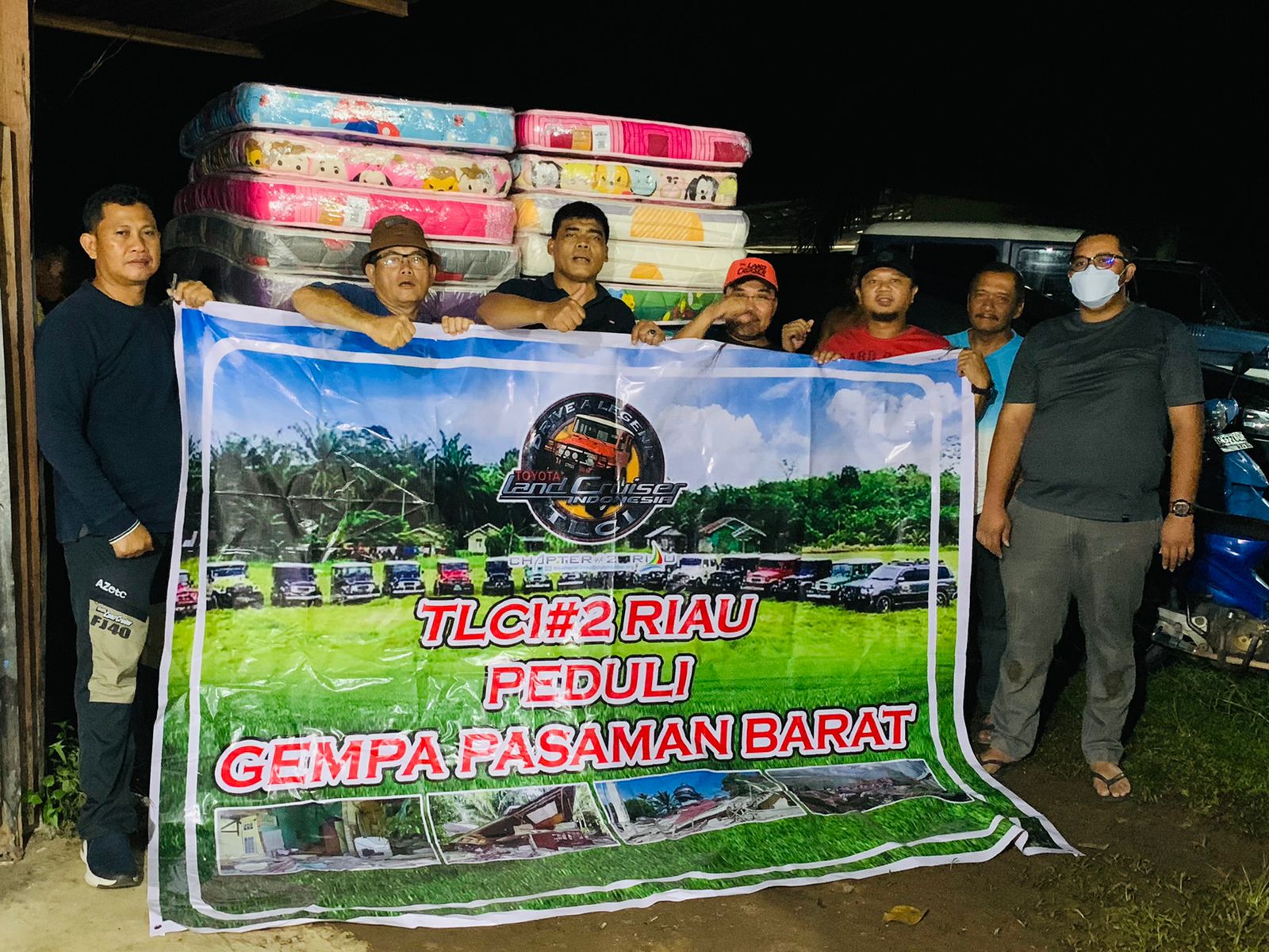 TLCI Chapter Riau Peduli, Serahkan Bantuan Langsung ke Korban Gempa Pasaman