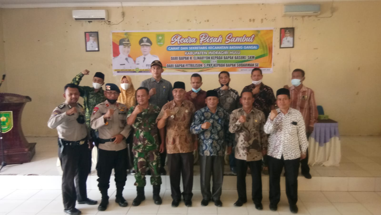 Kecamatan Batang Gansal Gelar Sertijab Camat dan Sekcam