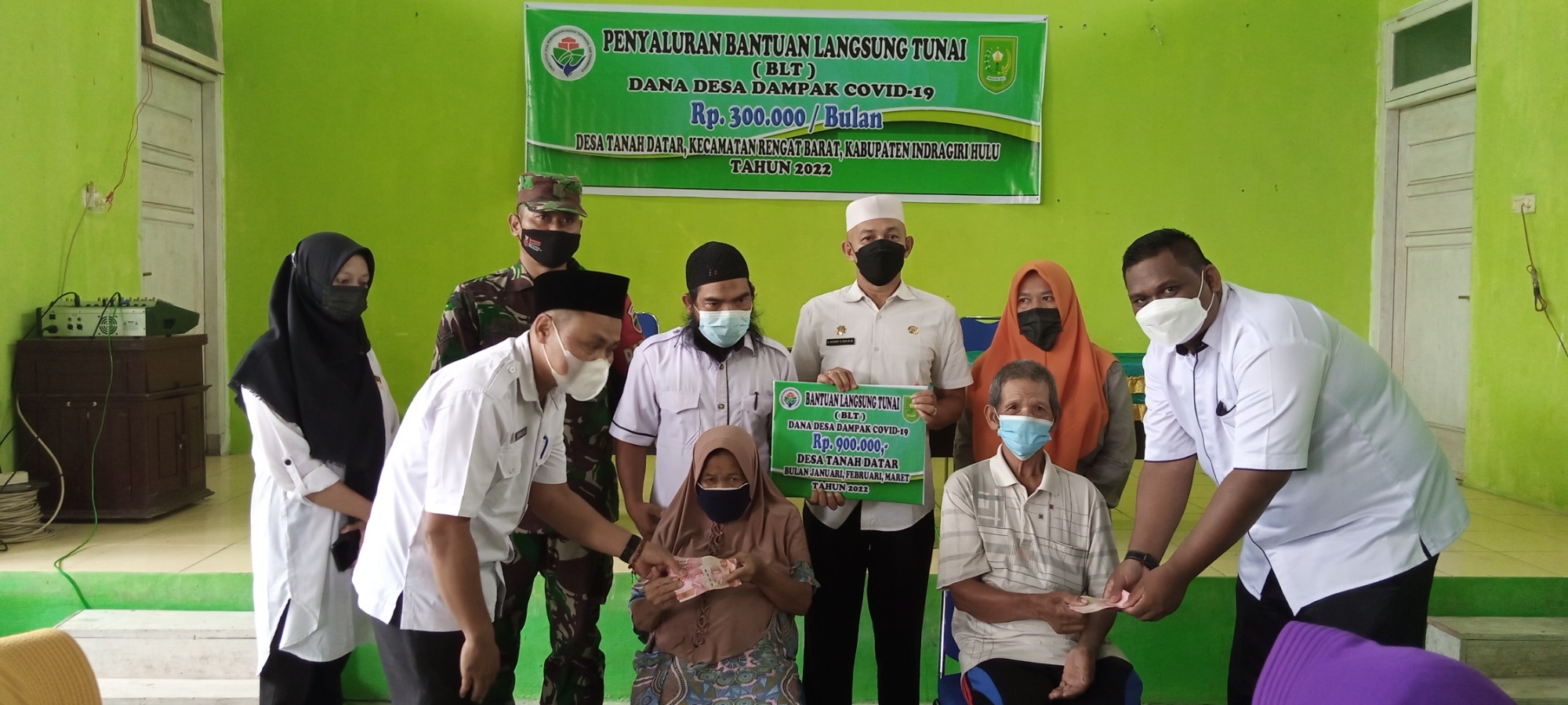 Di Desa Tanah Datar, Sebanyak 86 KPM Sudah Menerima BLT Tahap Pertama