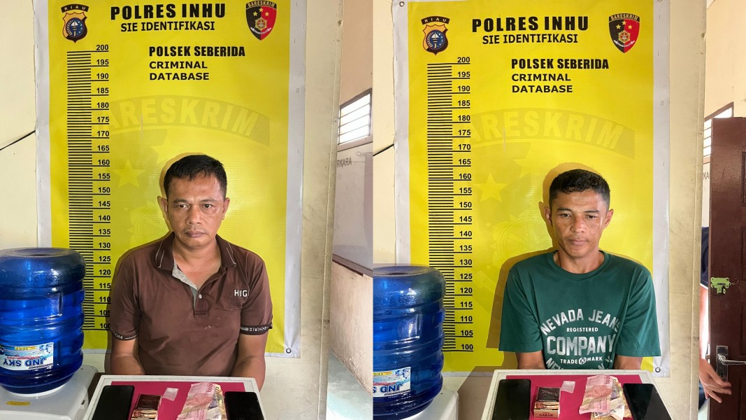 Polsek Seberida Ringkus Dua Pria Diduga Pelaku Penyalahgunaan Narkotika Jenis Sabu
