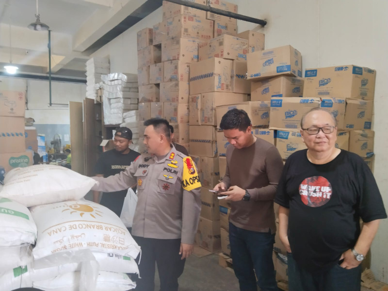 Pastikan Persediaan Pangan Pasca Idul Fitri, Kapolres Inhu Turun ke Pasar, Salah Satunya Pasar Buah Belilas