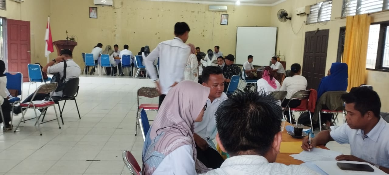 Tim Kecamatan Batang Gansal Lakukan Monev Kinerja Desa