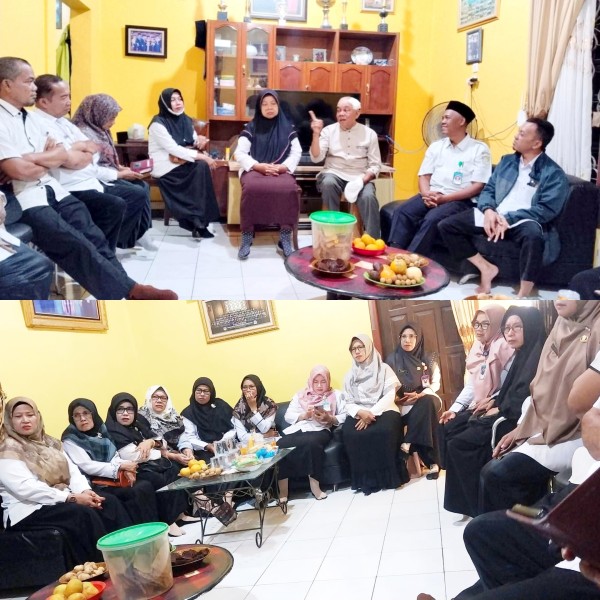 K3S SD Kecamatan Seberida Jenguk Korban Penganiayaan di Titian Resak