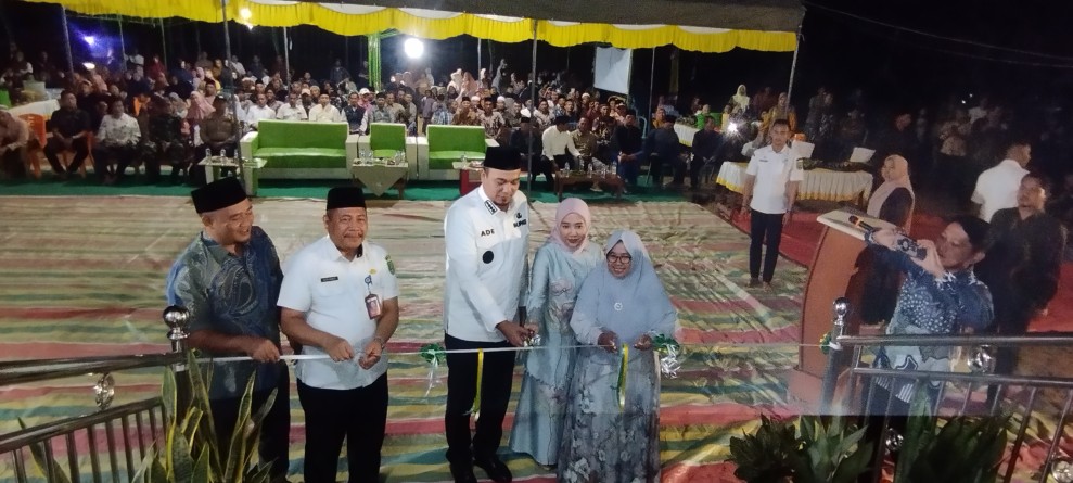 Bupati Ade Hadiri Tasyakuran dan Sekaligus Resmikan Gedung Baru Kantor Desa Sibabat