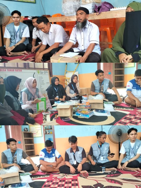 Masyarakat Desa Tanah Datar Sambut Hangat Kedatangan Mahasiswa KKN UIN Suska Riau
