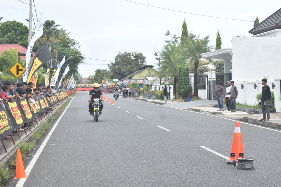 Bupati Kalahkan Kapolres Inhu, Dragbike Bhayangkara Festival Resmi Dimulai