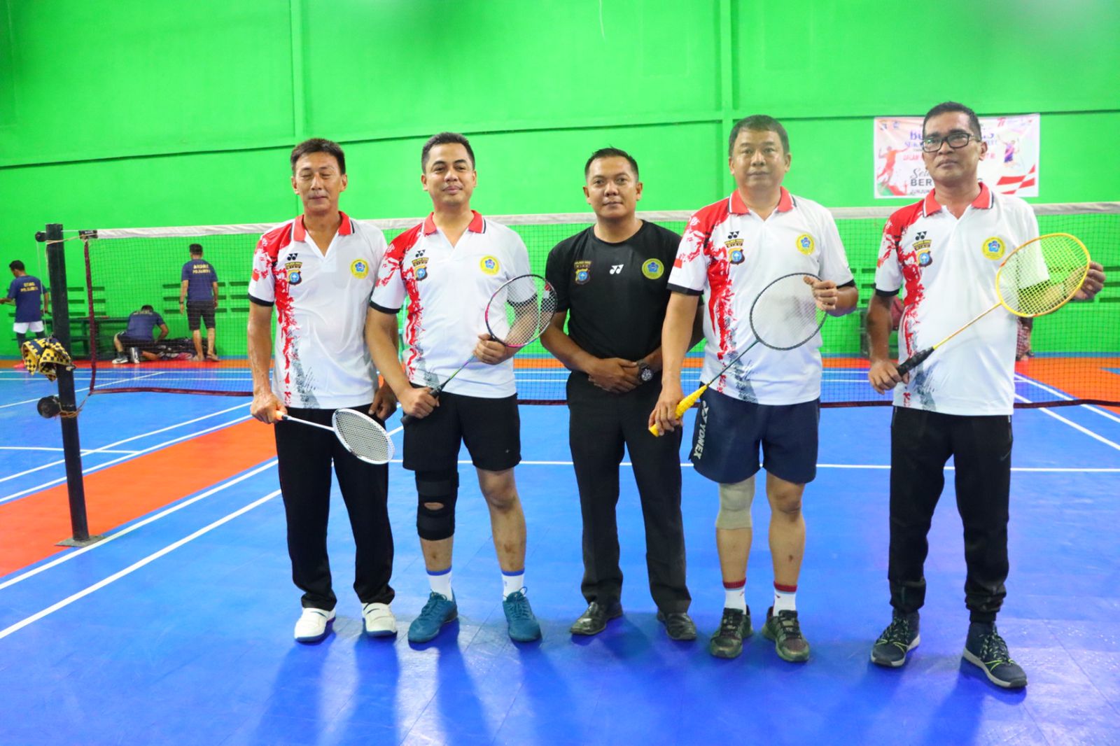 Meriahkan HUT RI ke-77, Polres Inhu dan PSMTI Taja Turnamen Bulu Tangkis
