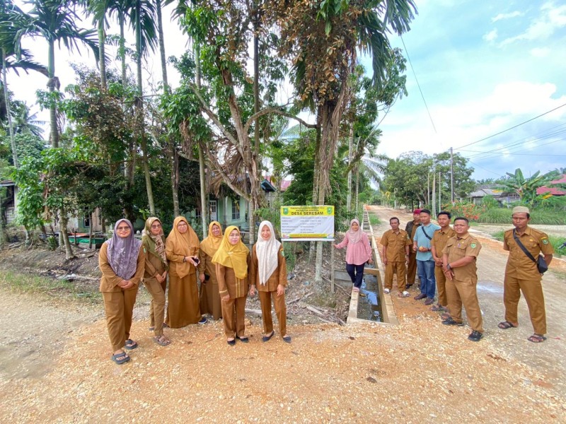 Pembangunan Fisik Tahap I dan II Dana Desa Tahun 2025 di Desa Seresam Selesai Dikerjakan