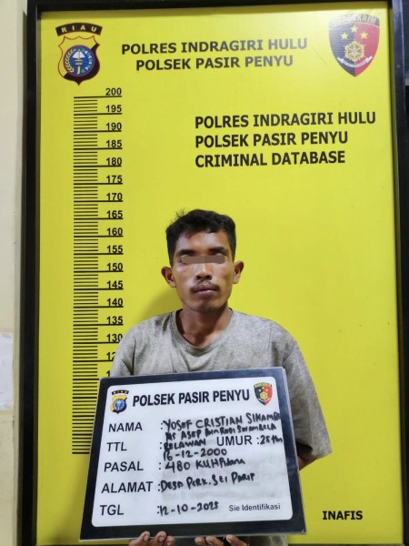 Polsek Pasir Penyu Ungkap Cepat Kasus Curanmor di Sungai Lala, Satu Pelaku Diamankan