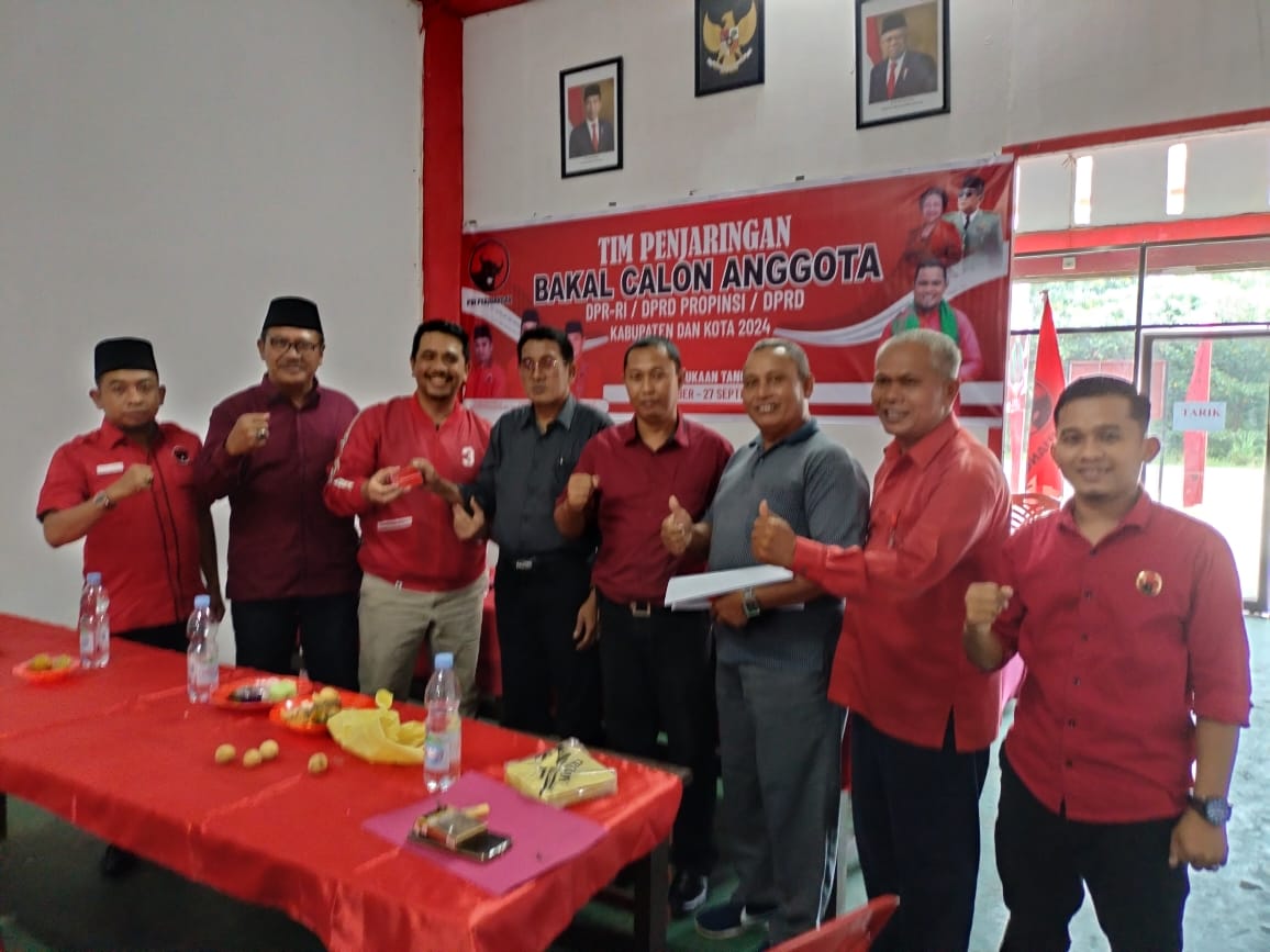 Mulai Hari ini , PDI-P Inhu Buka Pendaftaran Caleg 2024