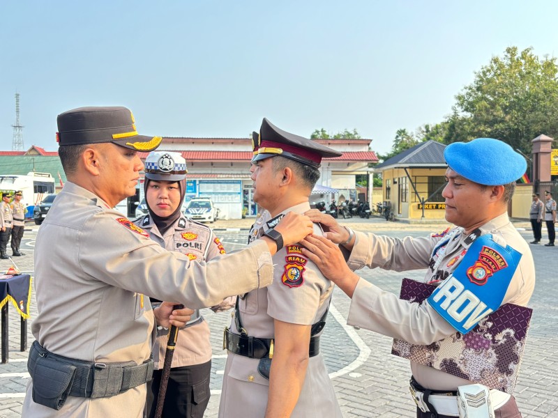 AKP Luthfi Indra Praja Resmi Jabat Kasat Lantas Polres Inhu, Gantikan AKP Fikri Kurniawan