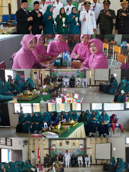 PKK Desa Seresam dan Bandar Padang Raih Juara 1 dalam Lomba Tumpeng dan Cerdas Cermat