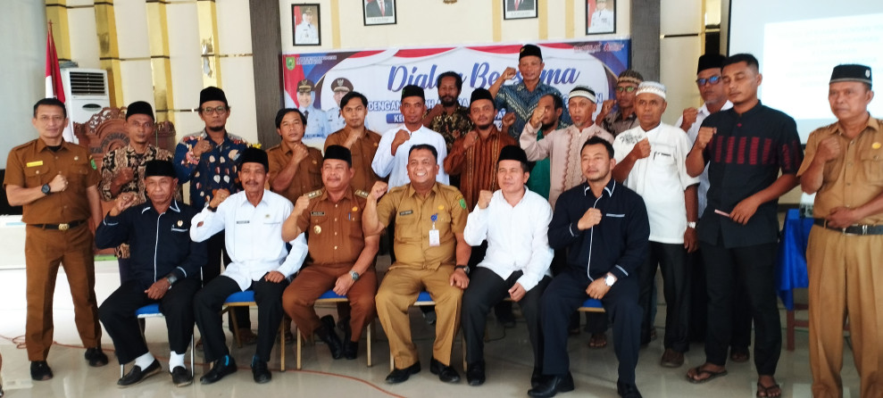 Kesbangpol Inhu, Gelar Dialok Bersama Dengan Tokoh Agama dan Organisasi Keagamaan