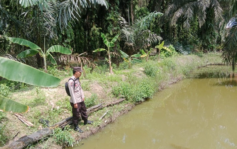 Bhabinkamtibmas Seberida Dorong Warga Pangkalan Kasai Kembangkan Budidaya Lele Dukung Ketahanan Pangan