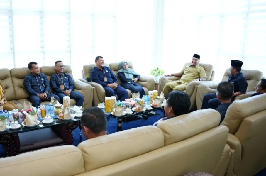 Pererat Sinergi, Bupati InhuTerima Kunjungan Ketua Pengadilan Agama Rengat