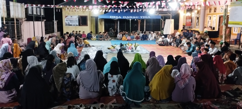 Masyarakat Desa Danau Tiga Gelar Doa Bersama