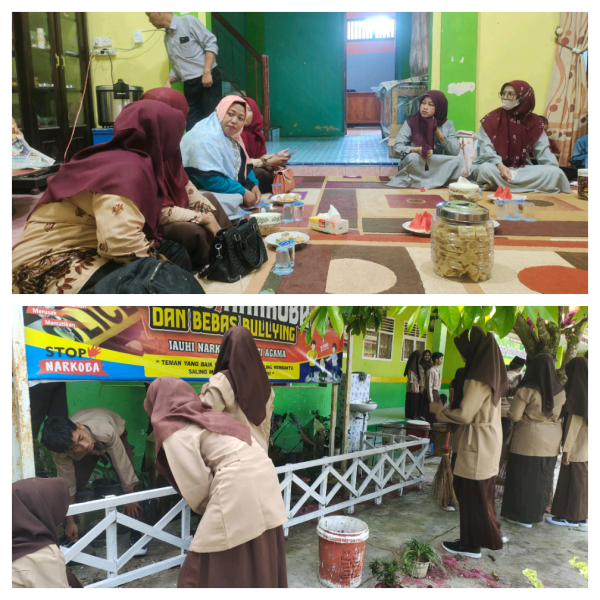 Hari Pertama Masuk Sekolah, MA dan MTs Al-Ihsan, Goro Lanjut Silaturahmi