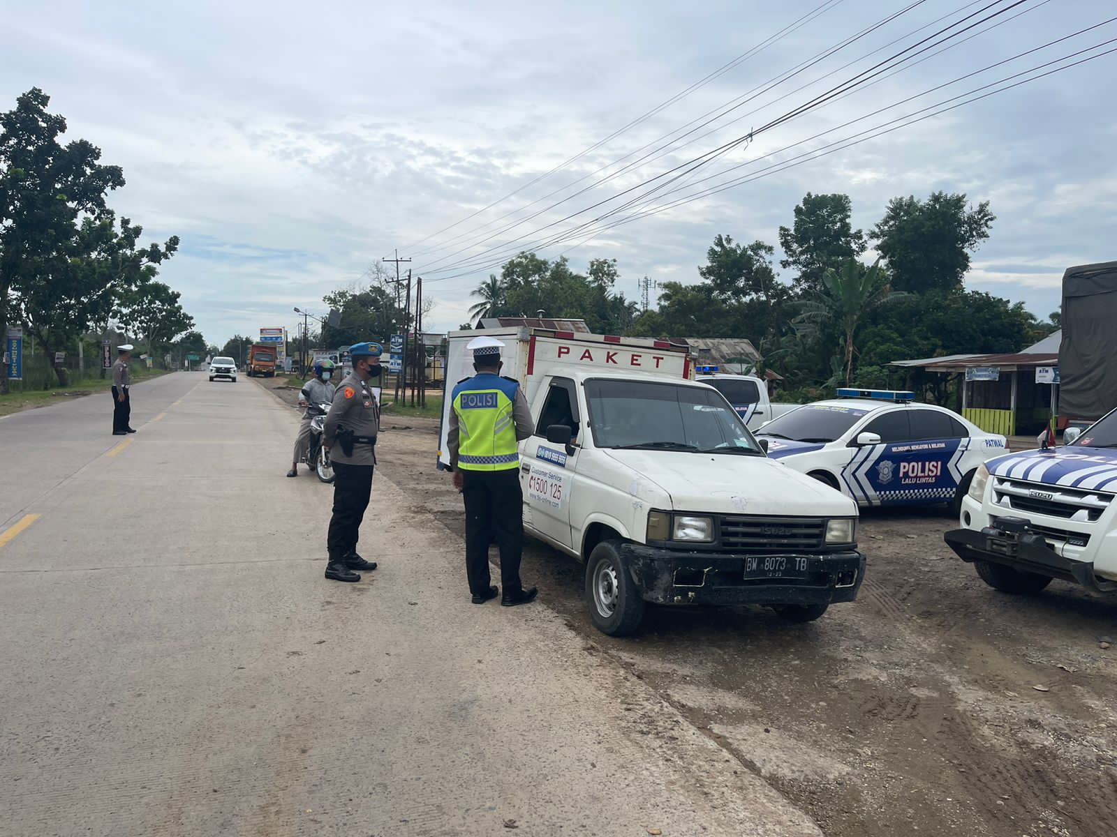 Hari Terakhir Ops Zebra, Satlantas Polres Inhu Terus Tindak dan Tegur Pelanggar