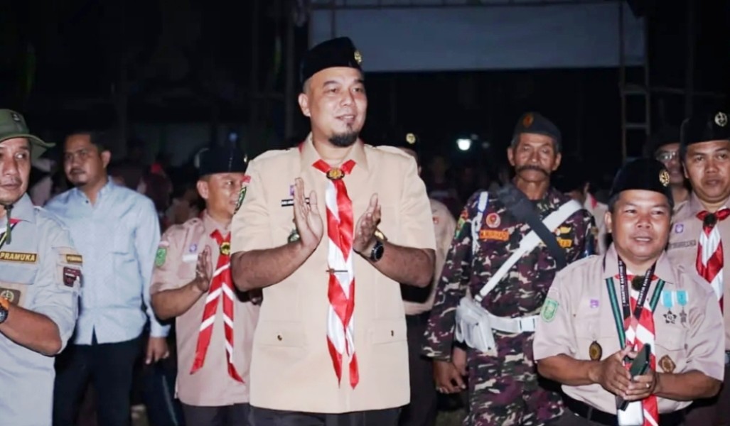 Peringati Hari Pramuka ke-65, Bupati Inhu Ade Agus Hartanto: Pramuka Wadah Pembentuk Karakter dan Jati Diri Generasi Muda