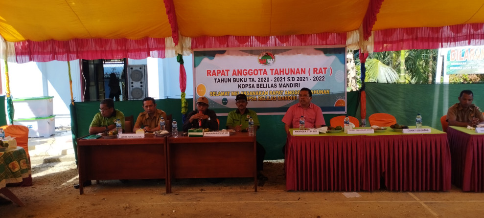 Kopsa Belilas Mandiri Menggelar Rapat Anggota Tahunan