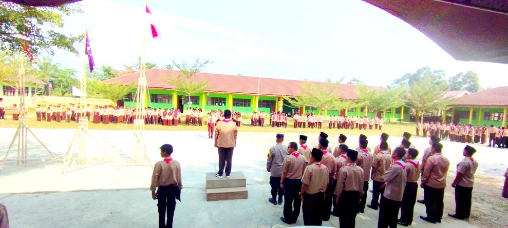 Kwarran Batang Gansal Gelar Upacara Hari Pramuka ke-65, Teguhkan Semangat Generasi Muda