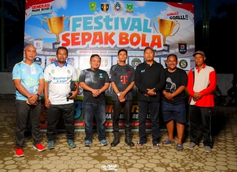 Festival Sepak Bola HUT ke-18 SSB Prima Taruna Belilas Sukses, Ketua PSSI Inhu Turut Hadir