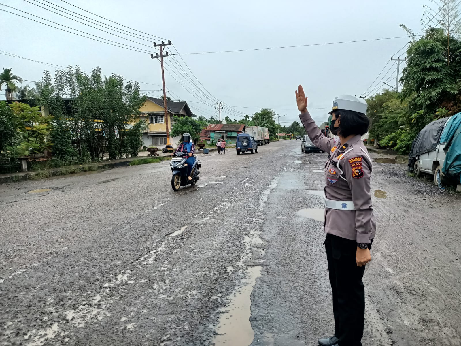 Operasi Zebra LK, Satlantas Polres Inhu Tingkatkan Patroli Titik Rawan Laka