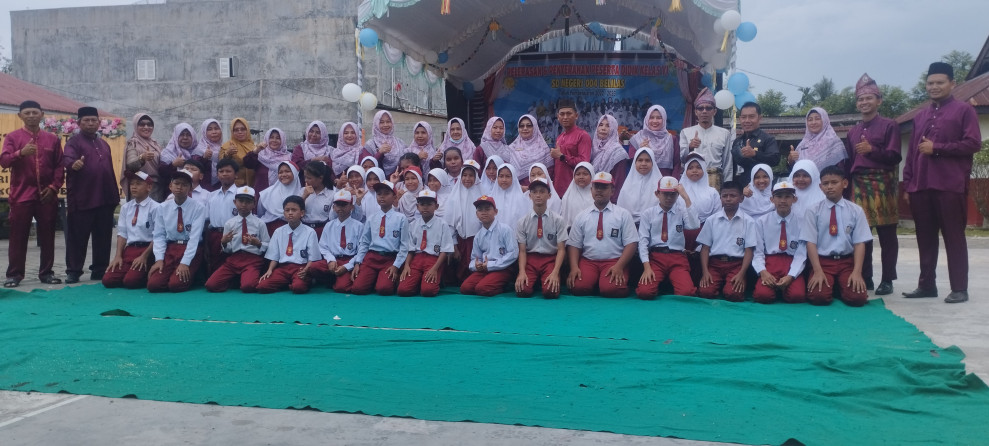 Acara Perpisahan Kelas VI SD Negeri 004 Belilas Berlangsung Meriah