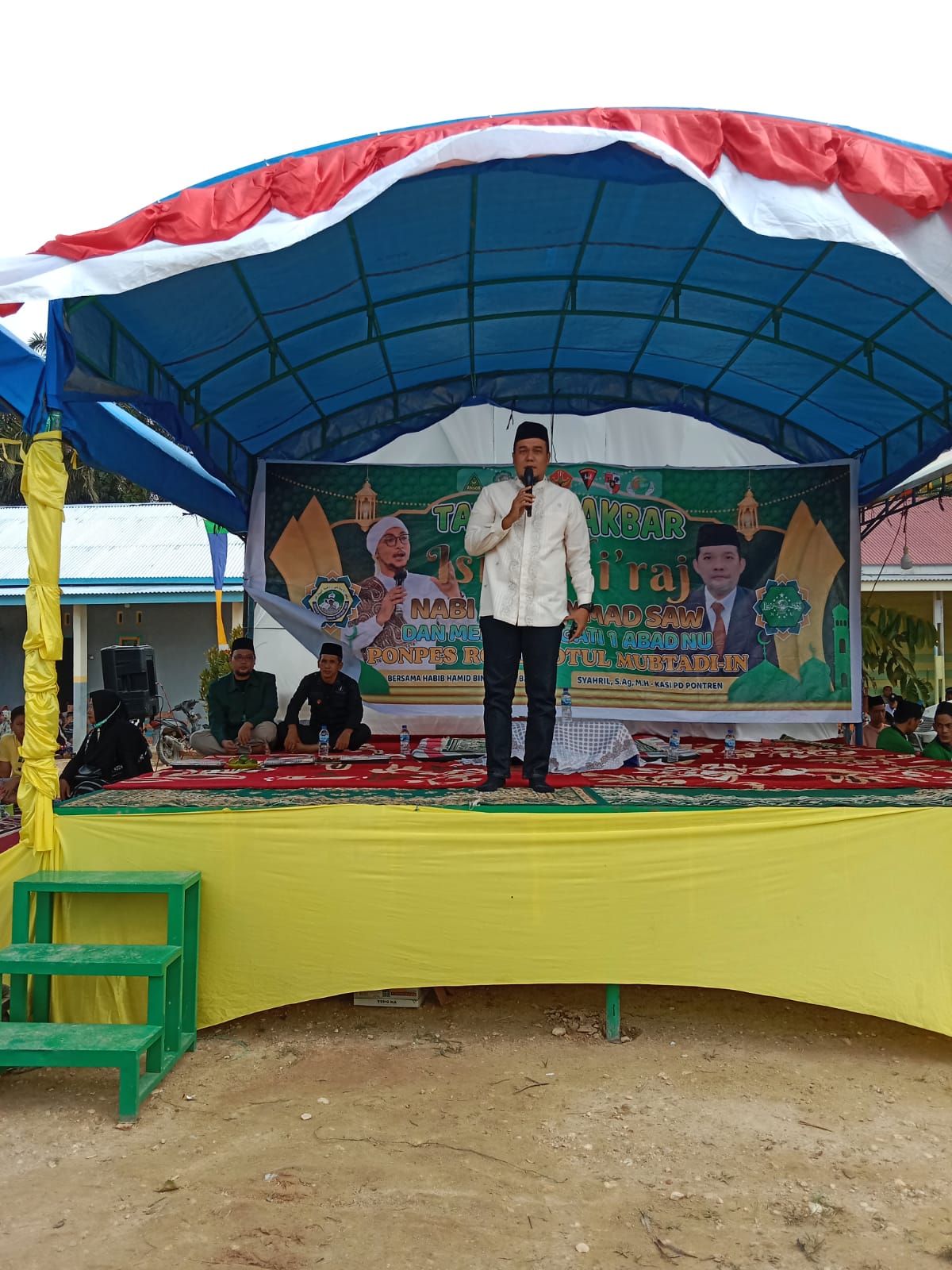 Ade Agus Hartanto, Hadiri Tabligh Akbar di Ponpes Roudhotul Mubtadi'in