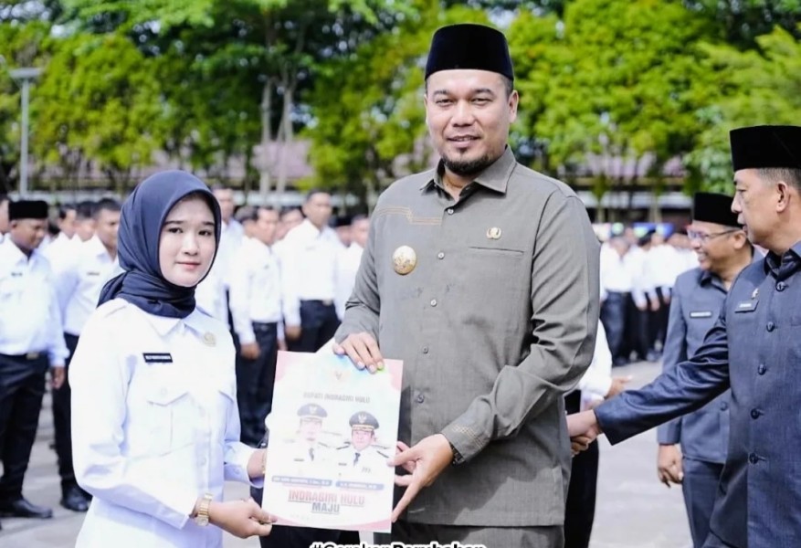 Sebanyak 3.055 Tenaga Honorer di Inhu Resmi Dilantik Menjadi PPPK Paruh Waktu