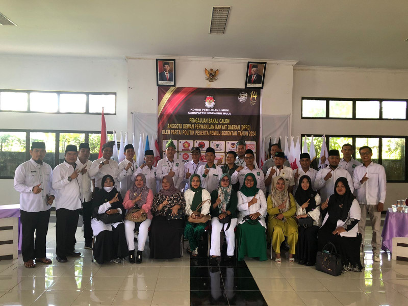 Libatkan Puluhan Simpatisan, PKB Inhu Daftar Bacaleg 2024 ke KPU
