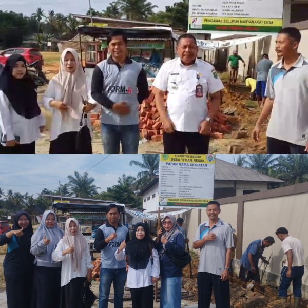 Desa Titian Resak Kembali Laksanakan Program Padat Karya Tunai Desa (PKTD)