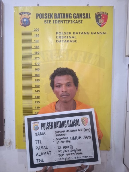 Pelaku Onar di Desa Sungai Akar Ditangkap, Ditemukan Narkotika Sabu