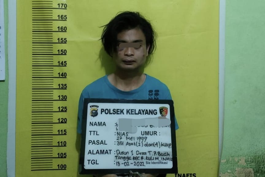 Erik Warga Inhu Tikam Teman Sendiri, Gara-gara Lama Beli Roko
