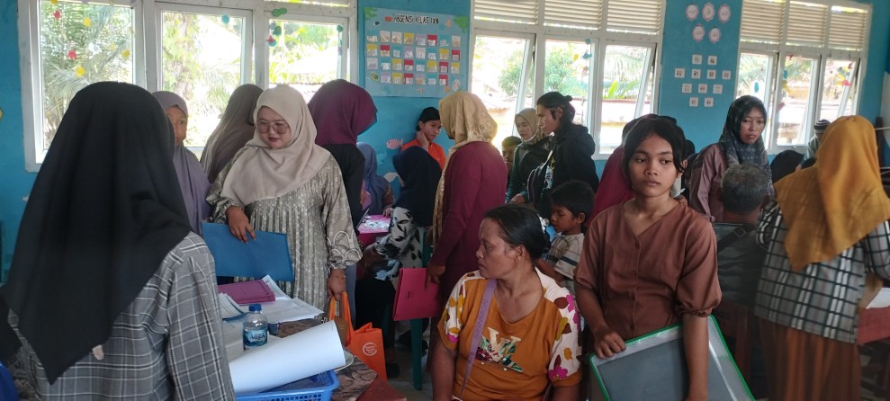 SPMB Hari Pertama di SMP Negeri 4 Seberida Berjalan Lancar