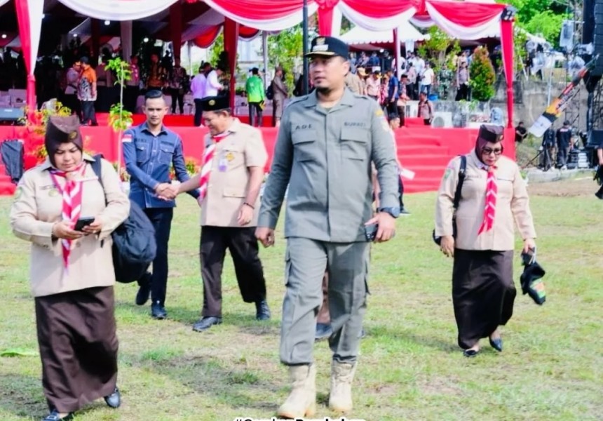 Bupati Inhu Ade Agus Hartanto Hadiri Jambore Karhutla Bersama Kapolri dan Gubri