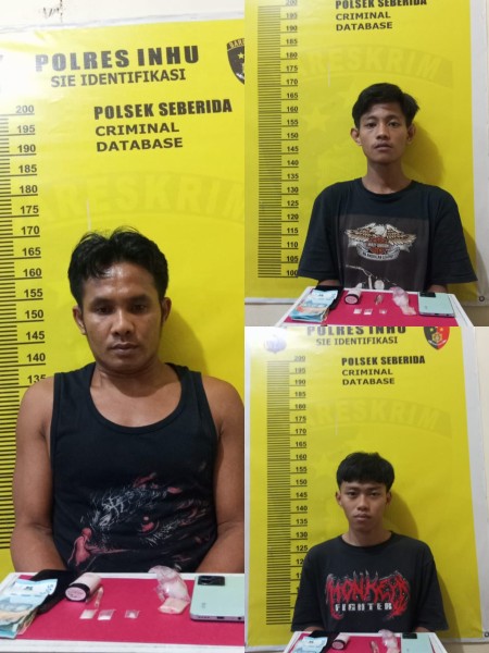 Edo Jualan Sabu Di Kulim VIII Belilas, Polsek Seberida Ringkus Pelaku Bersama Kroninya