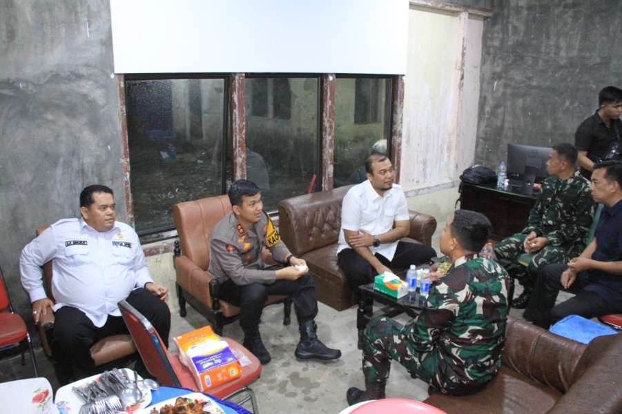 Patroli Bersama Forkopimda Sambangi Gedung Calon Polsubsektor Rengat, Dari Aspirasi ke Langkah Nyata