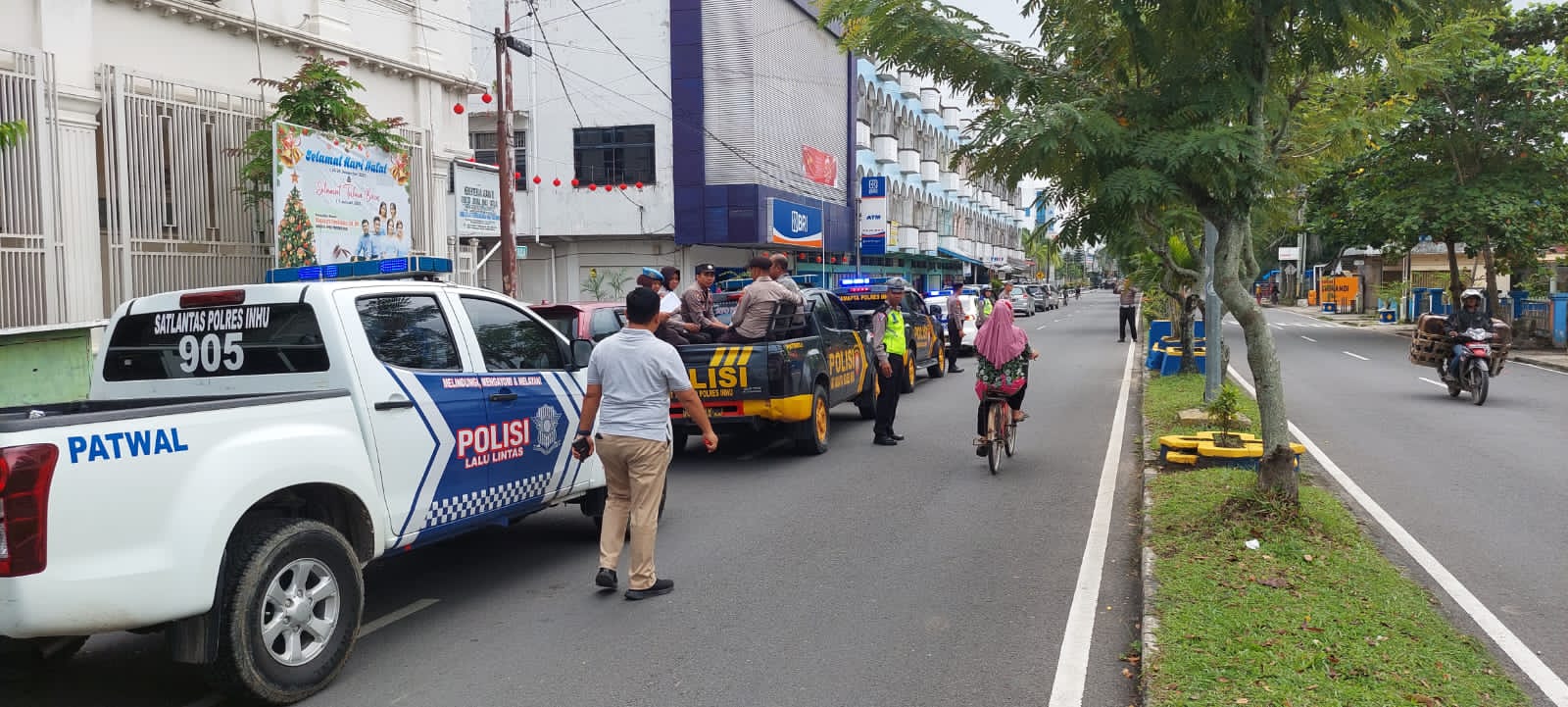 Agar Imlek 2023 Lancar, Polres Inhu Gelar Pengamanan dan Patroli
