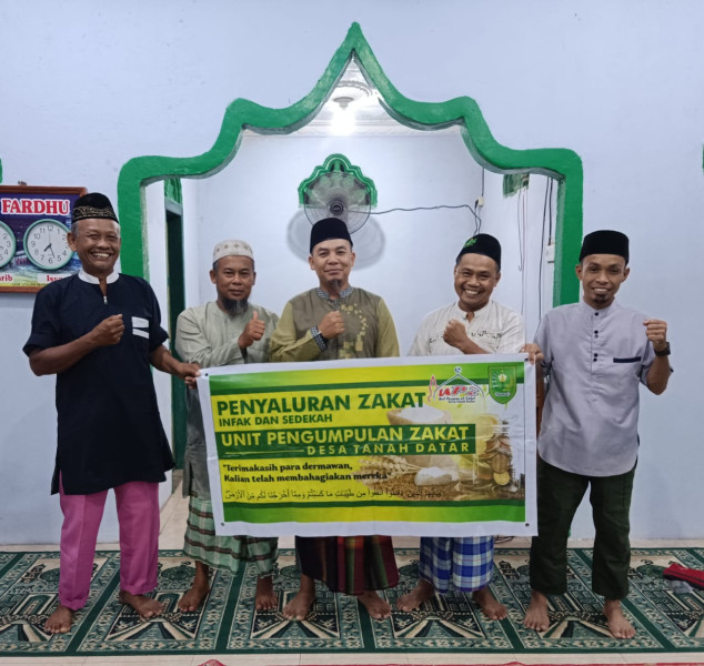 UPZ Desa Tanah Datar, Salurkan Zakat, Infak Dan Sedekah Kepada Para Mustahik