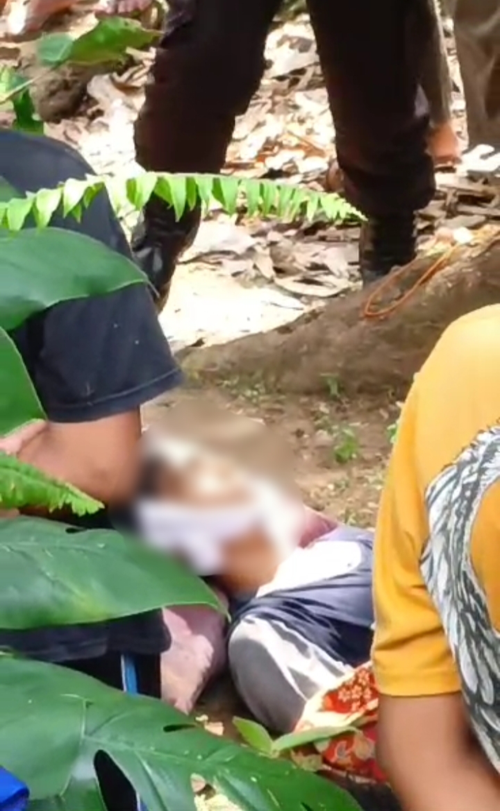 Ditinggal Istri,Warga Bukit Selasih Inhu Akhiri Hidupnya Dengan Gantung Diri di Pohon Durian