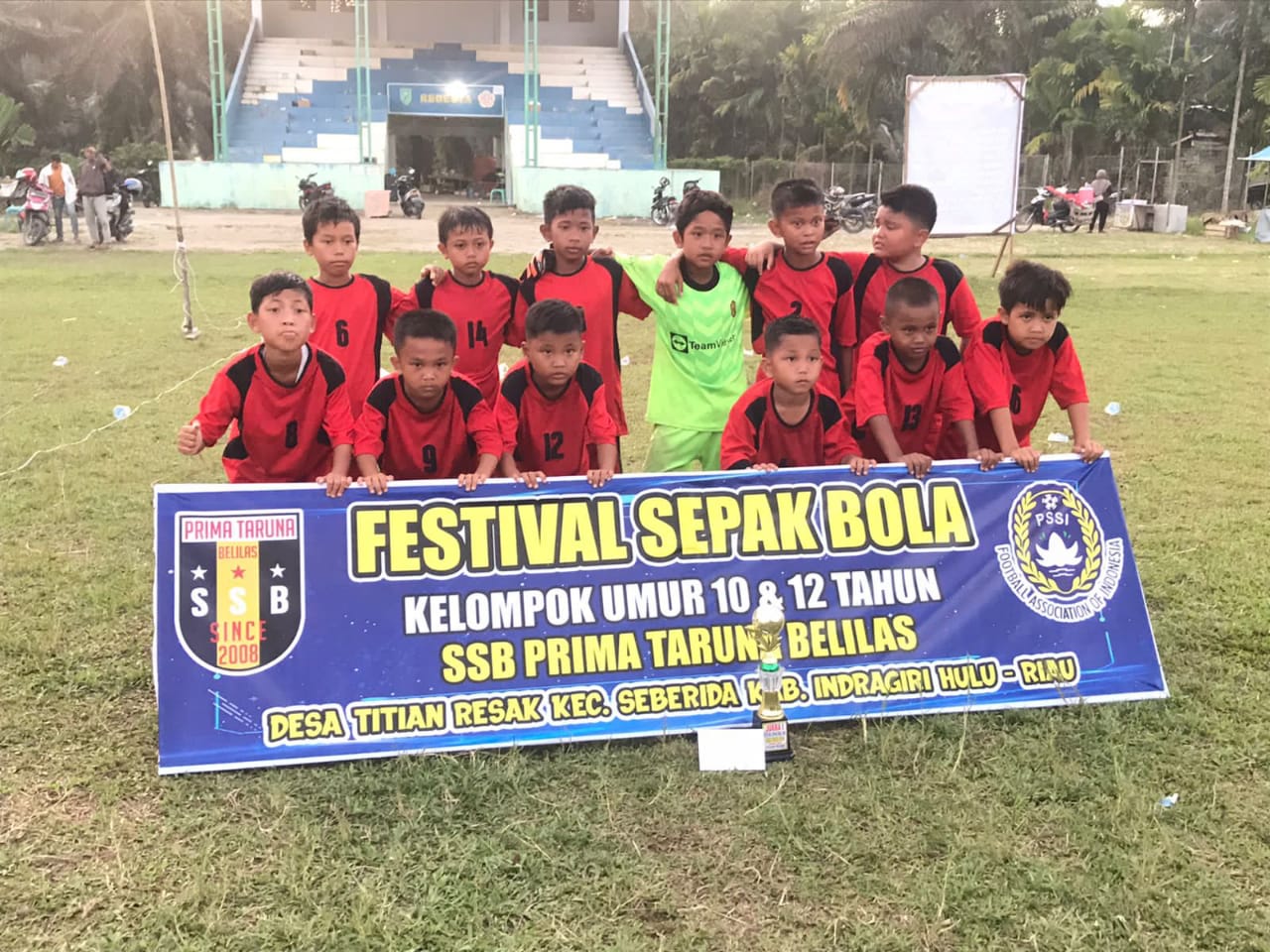 SSB Apgan Dari Kecamatan Batang Gansal, Juara Pertama Kelompok Umur 10 Tahun
