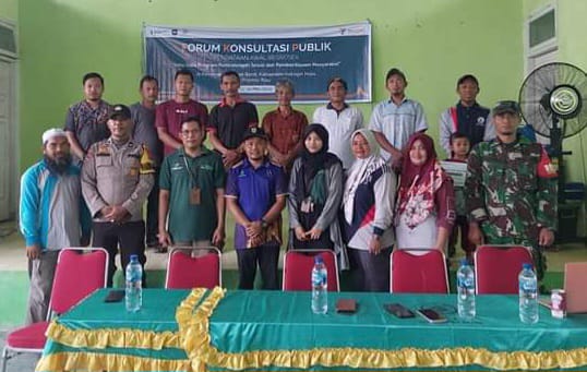 BPS Inhu, Taja Rapat FKP Regsosek di Desa Tanah Datar